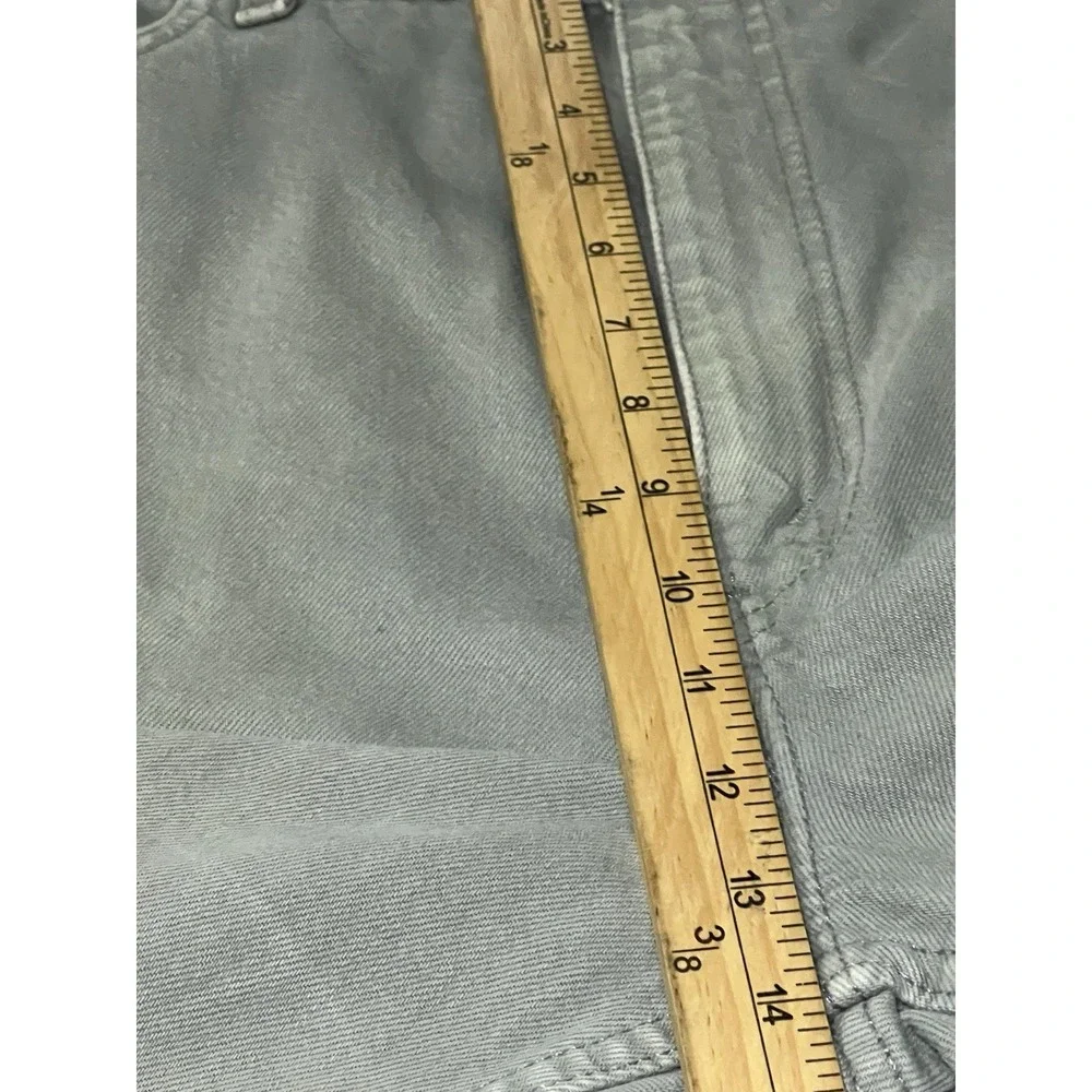 Levis 550' Jeans Mens 42x30 Gray Denim Relaxed Fit Black Tab 90s Made USA